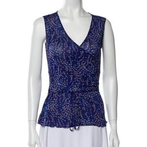 Diane von Furstenberg Silk Printed Top